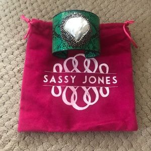 Sassy Jones Green Tizani cuff